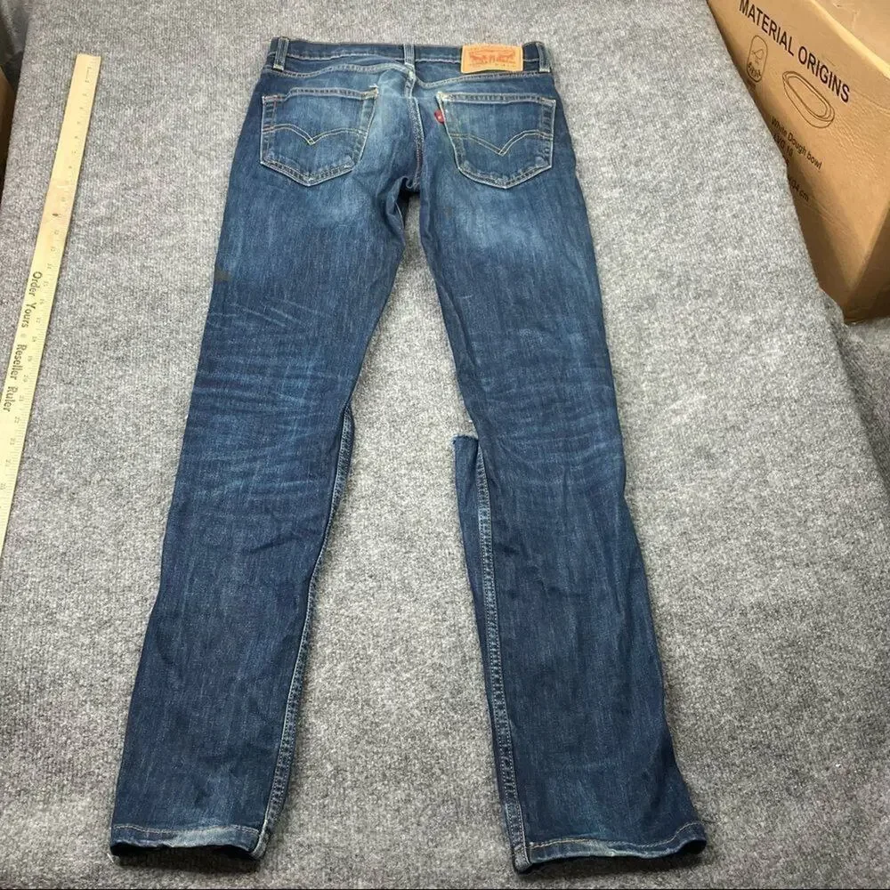 Levi's Jeans Men's‎ Size 29x32 511 Ripped Distressed Medium Wash Slim